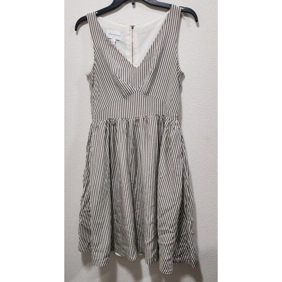Donna Morgan Striped Coastal Vintage TimelessSummertime Sleeveless Dress Size 4 - Picture 3 of 5